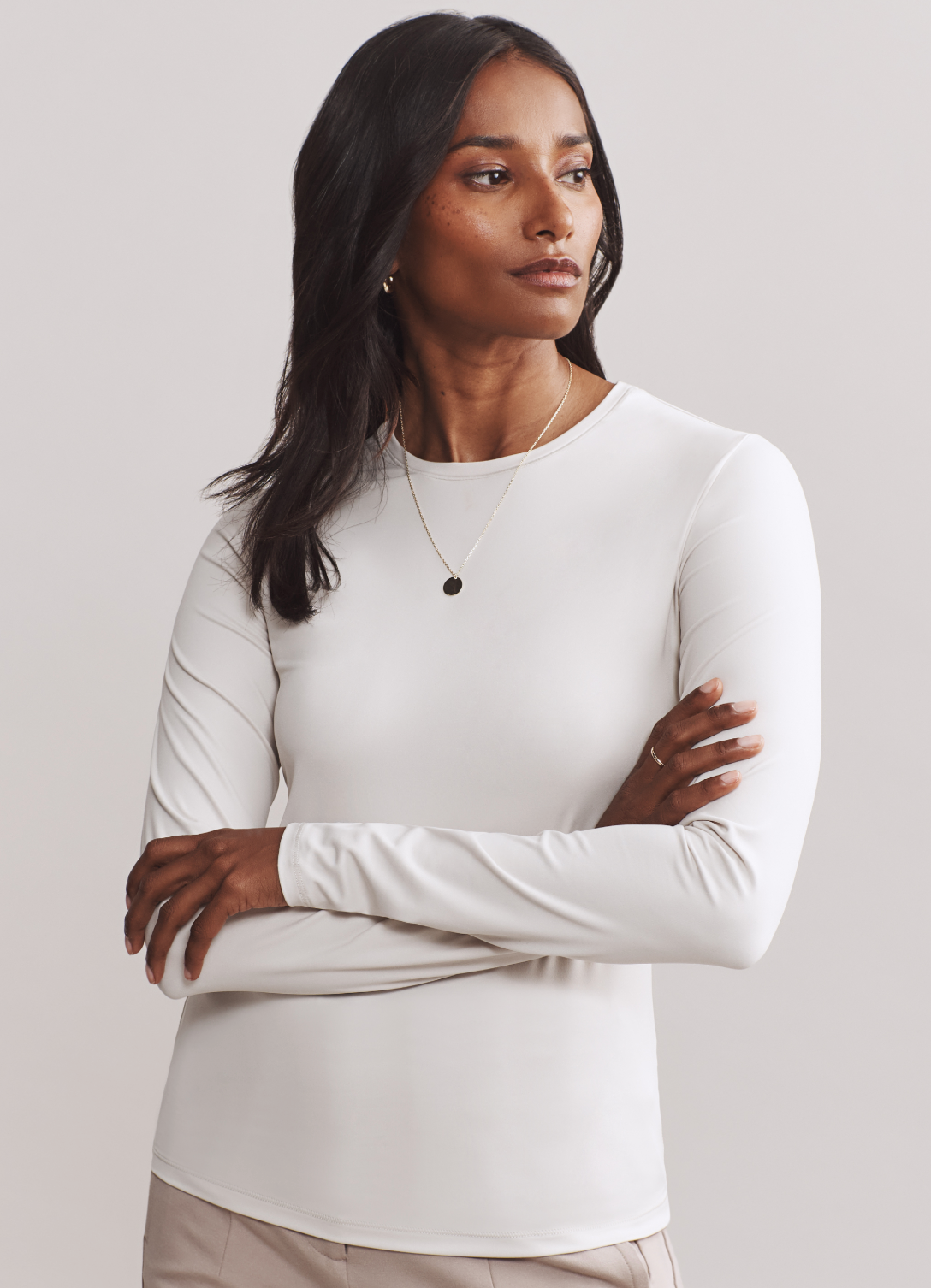 Ultimate Layer Long Sleeve Tee - Sand