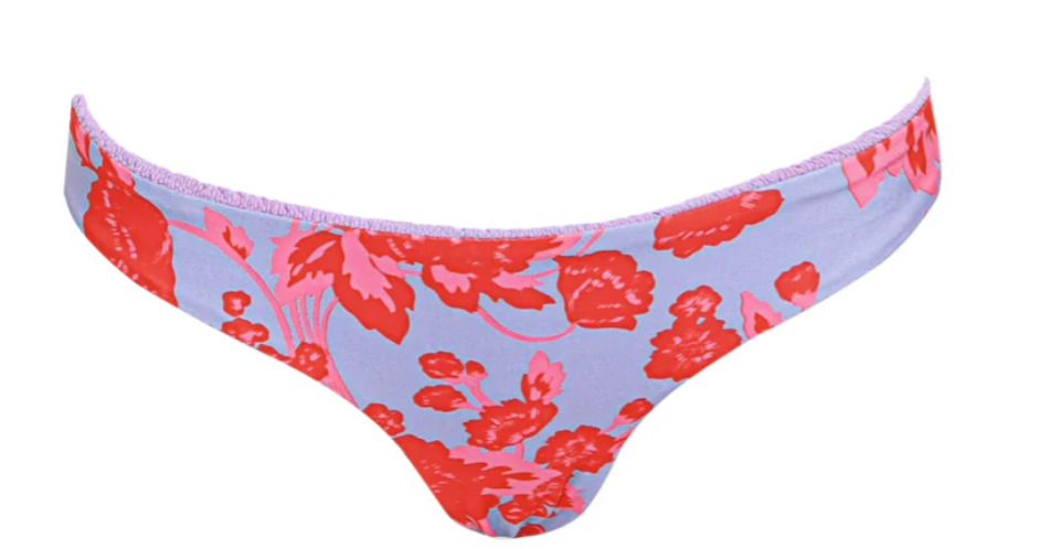 Purple Lavender Flirt Low Rise Thin Side Bikini Bottom (Reversible) XS-L