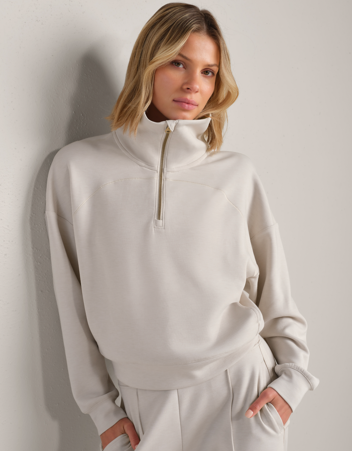 DreamGlow™ 1/2 Zip - Sand 3 LEFT S, L & XL