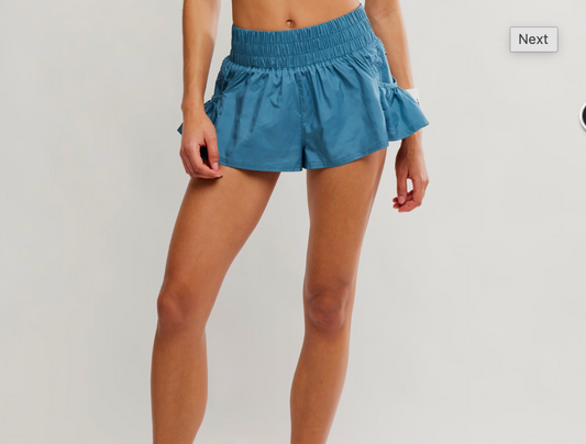 Get Your Flirt On Shorts -Riptide