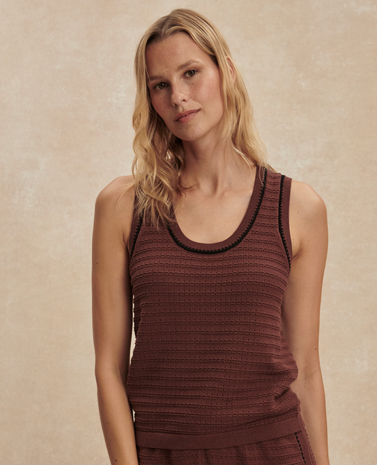 Gideon Knit Tank - Ironwood