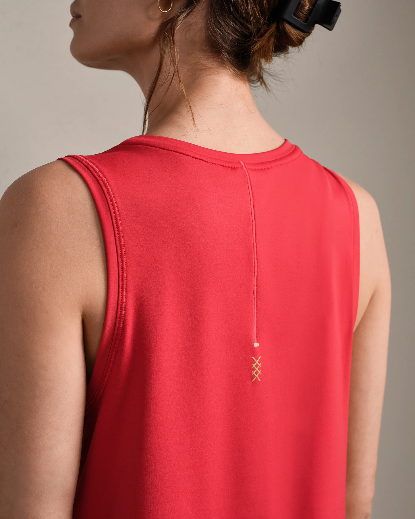 Serene Tank- Cabana Red