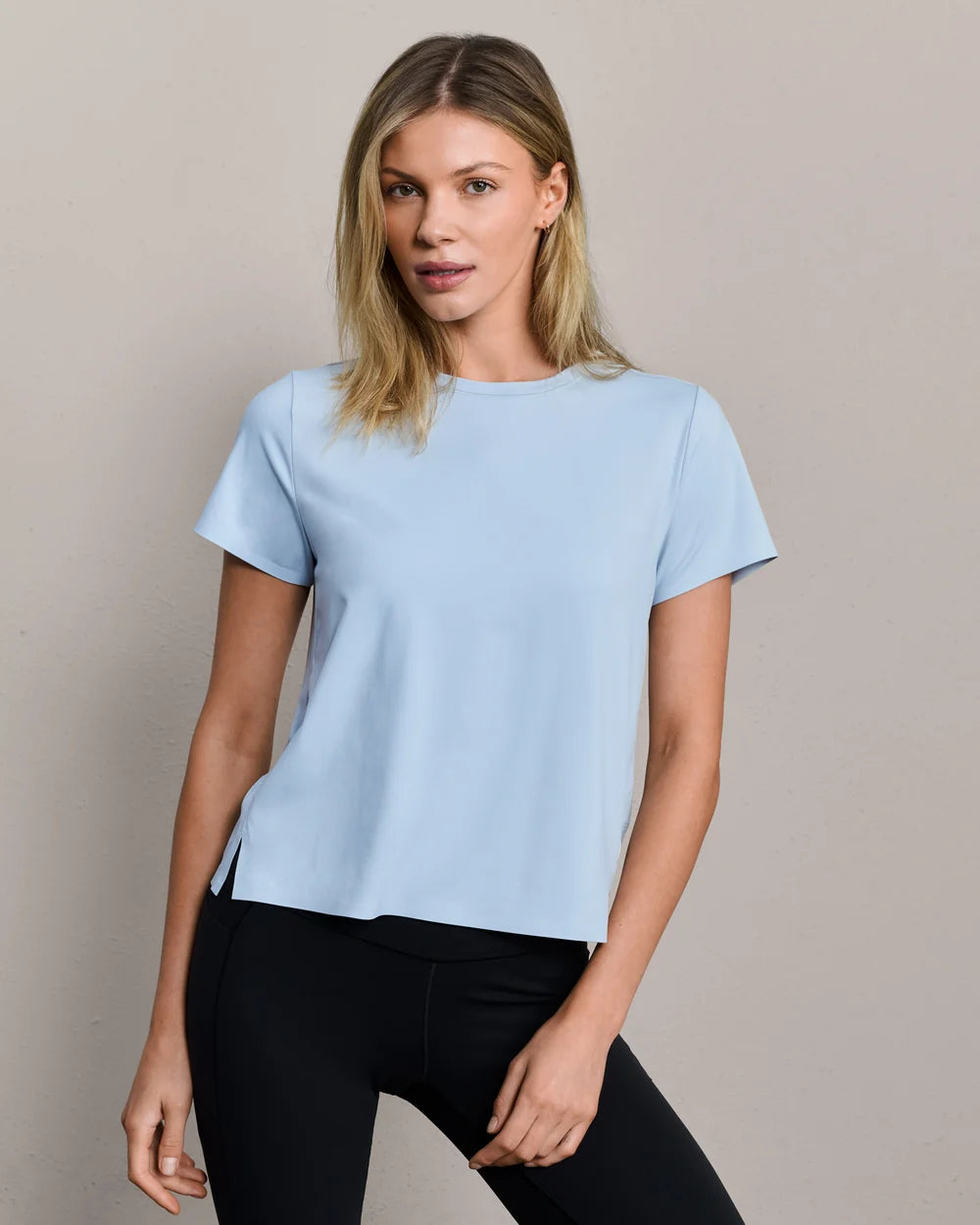 Serene Tee- Frost Blue