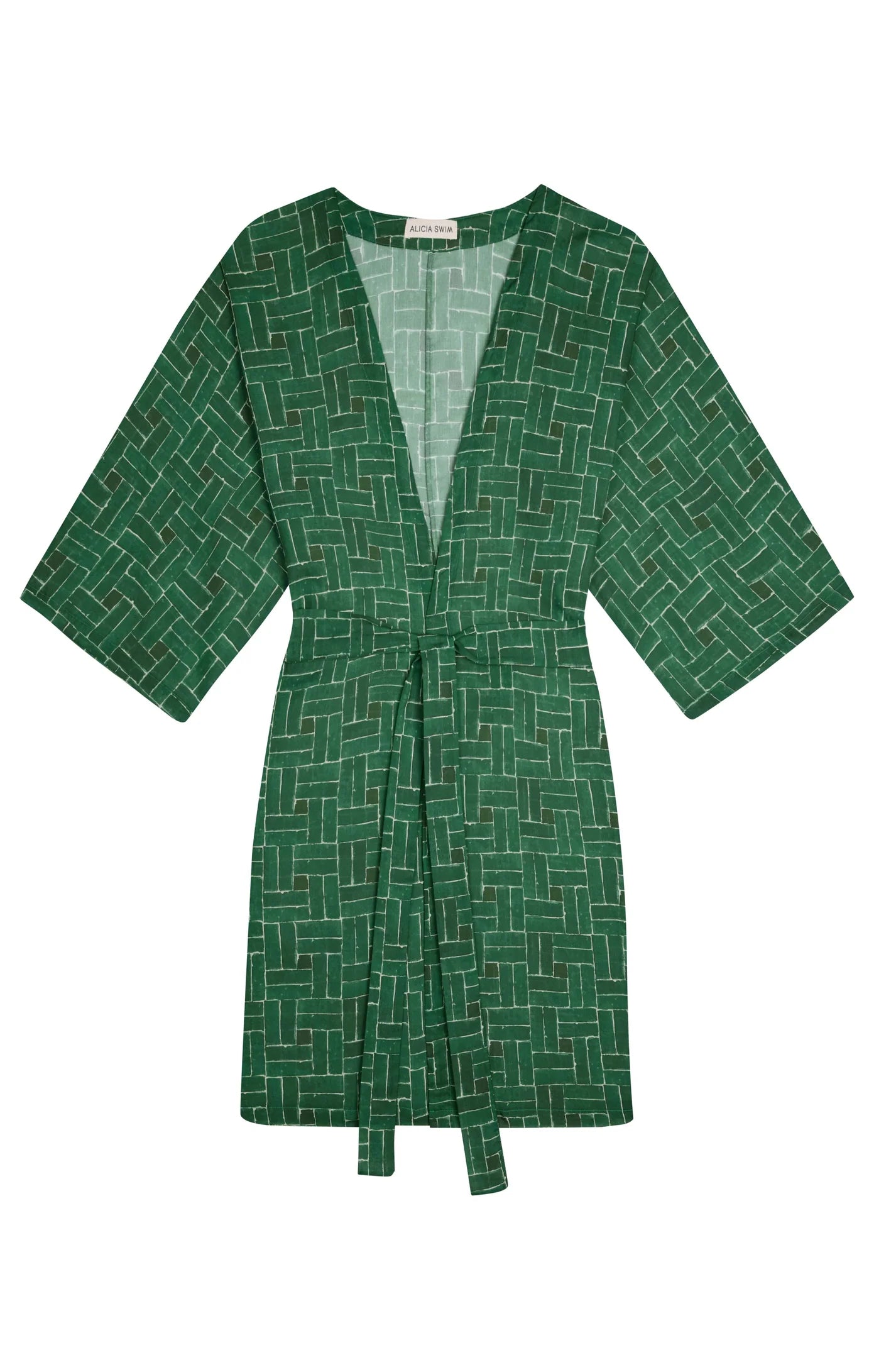 Short Kimono Cover-up - Morocco One Size