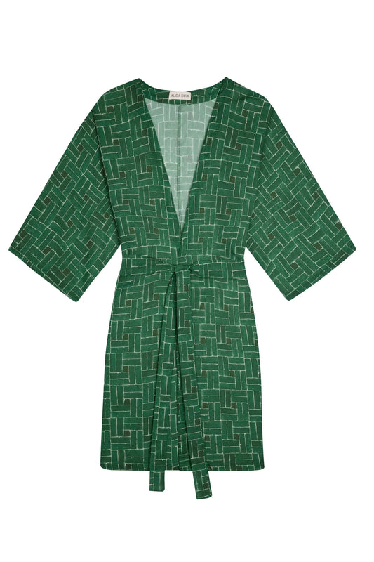 Short Kimono Cover-up - Morocco One Size