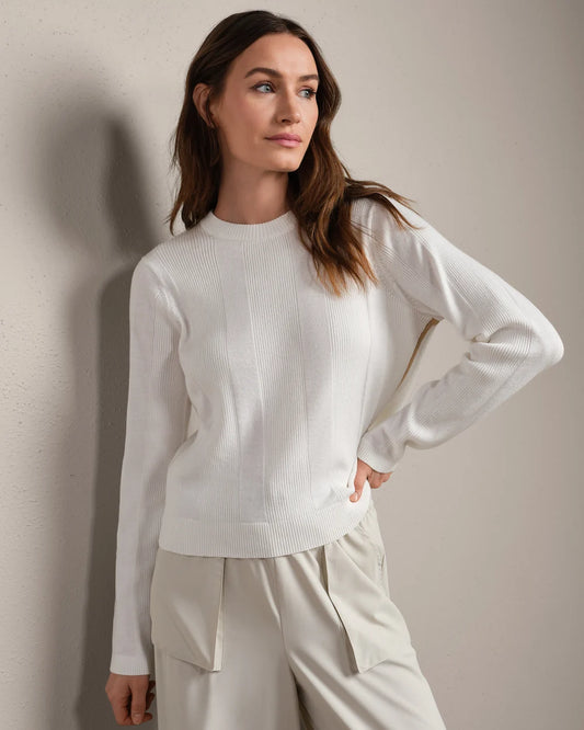 Somer Pullover Sweater - Snow White