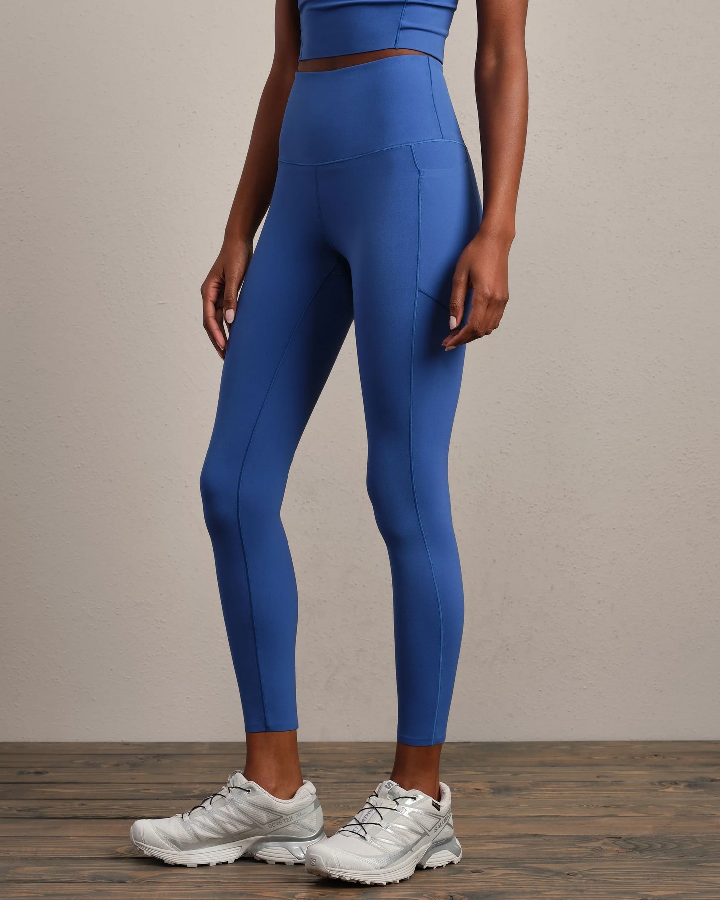 Revive 7/8 Pocket Legging- Deep Sea Blue