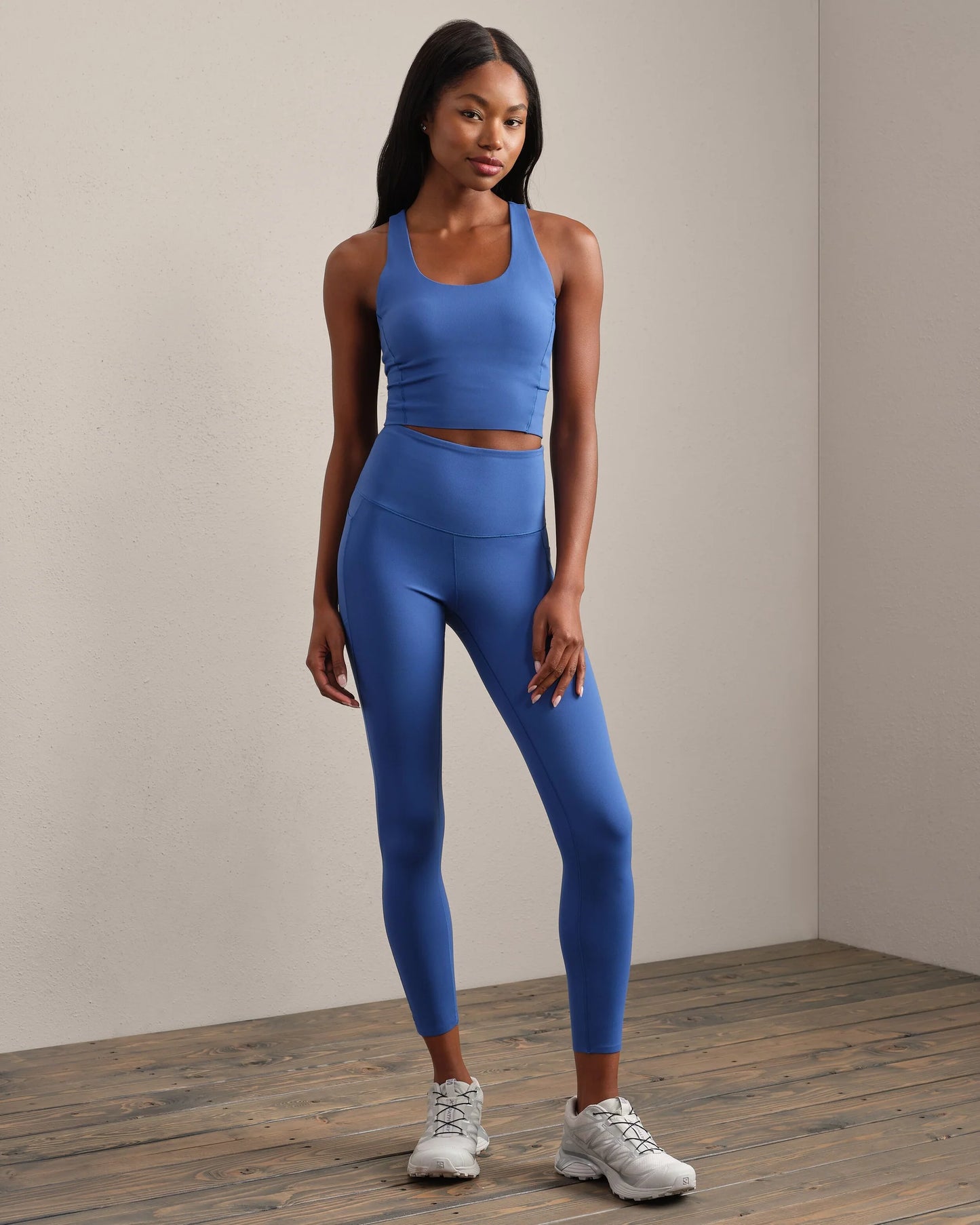 Revive 7/8 Pocket Legging- Deep Sea Blue
