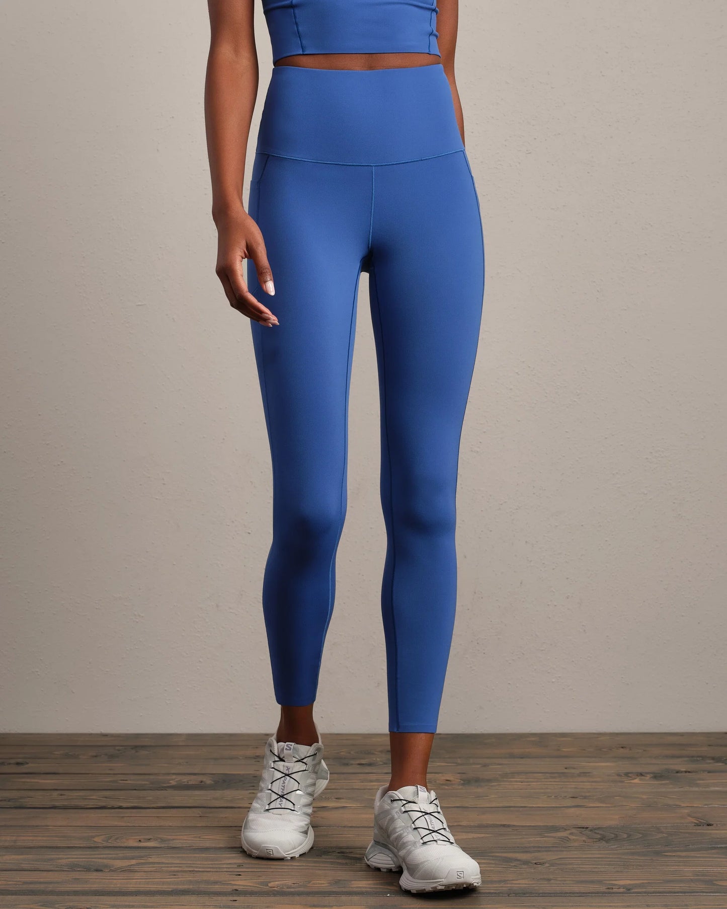 Revive 7/8 Pocket Legging- Deep Sea Blue