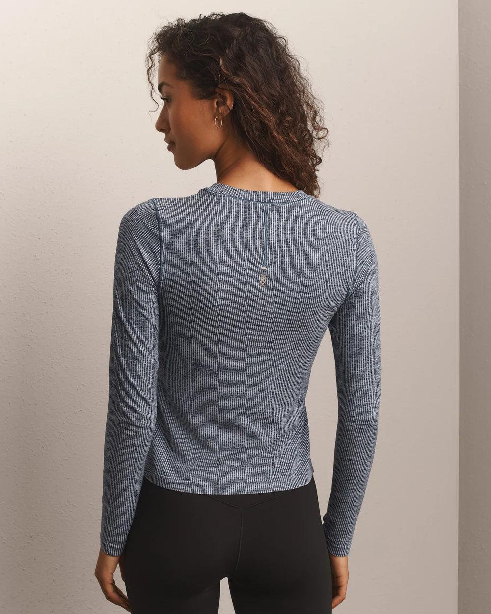 Strata Long Sleeve - Navy Blue