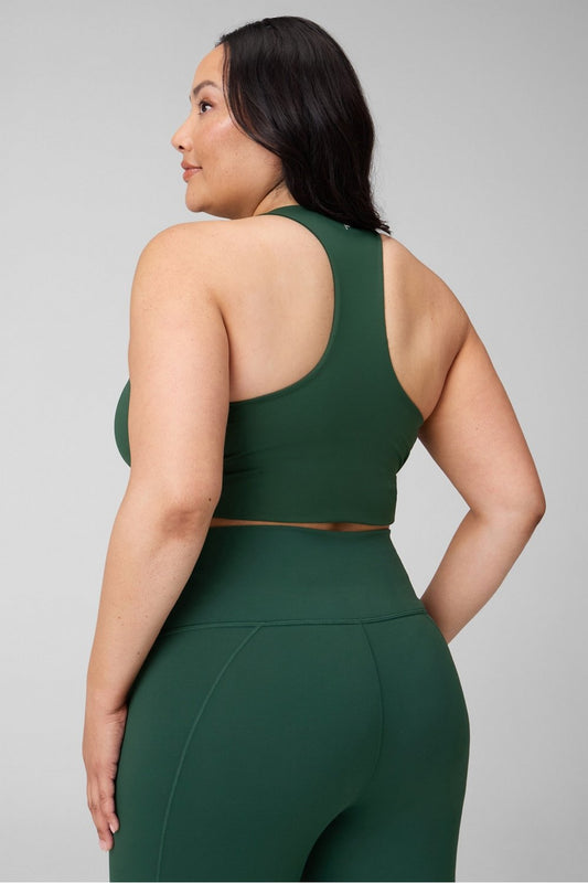 Built-In Cropped Bra Tank- Everpine