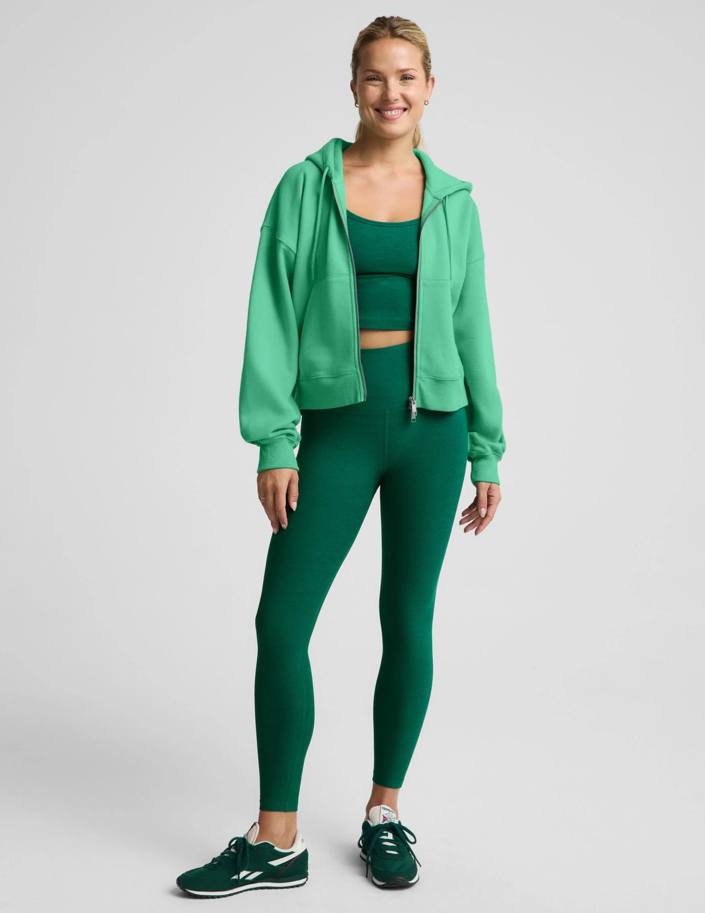 LuxeFleece 2.0 Hooded Full-Zip Jacket - Jade Pool