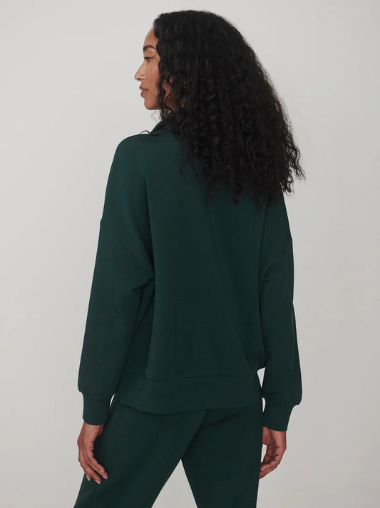 Hawley Half-Zip Sweat - Ponderosa Pine