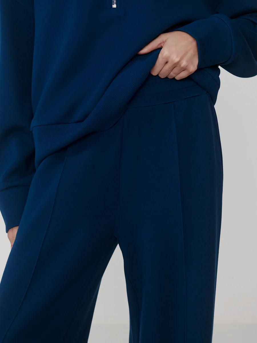 The Wide Leg Pant 30" - Sea Blue
