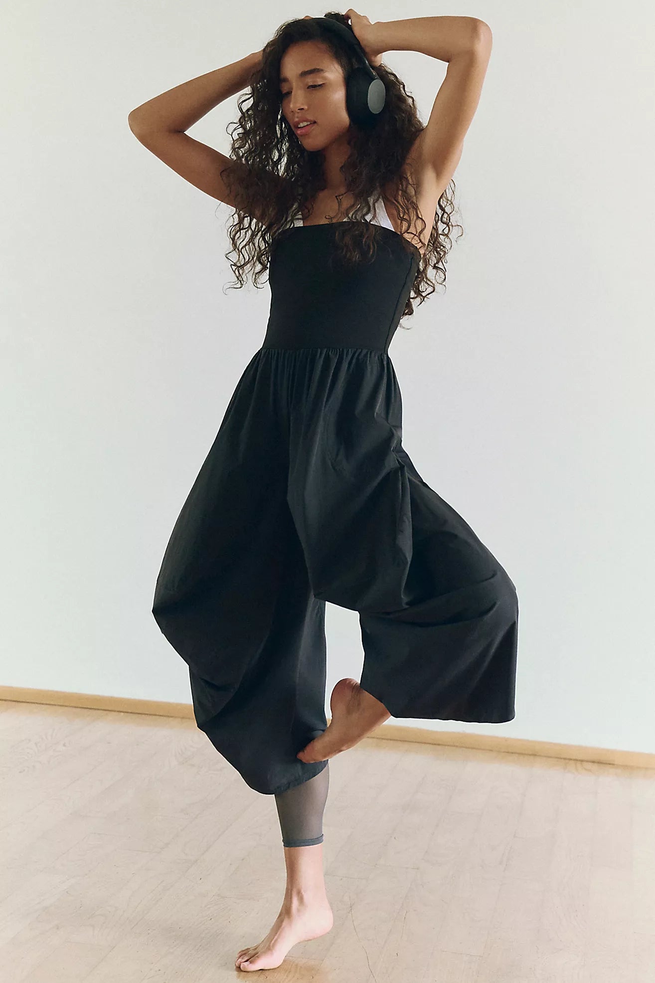 Way Back Convertible One-Piece pants/Jumpsuit - Black