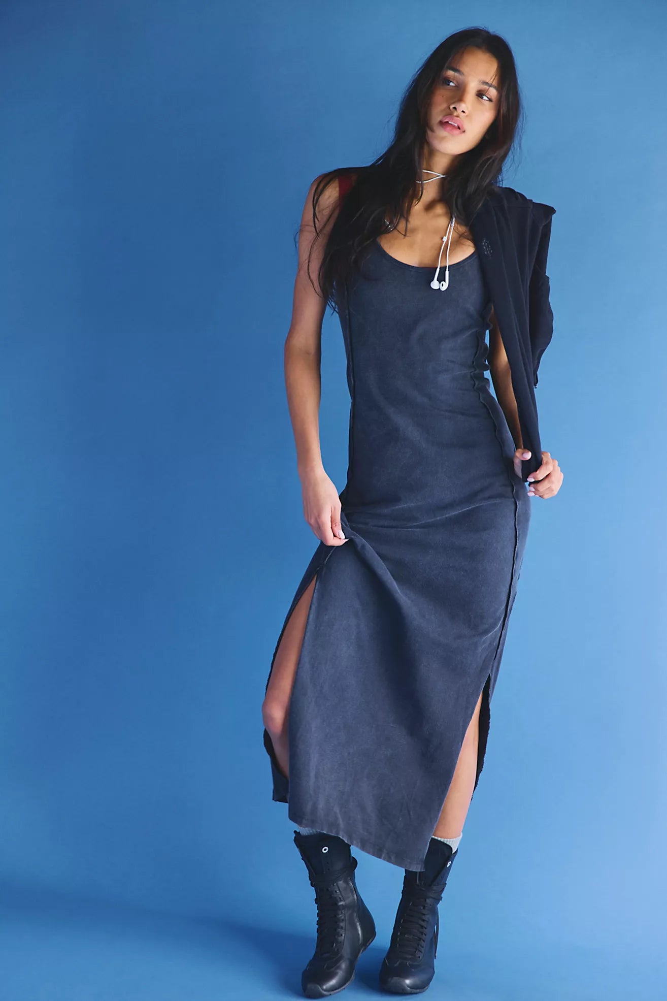 Hot Shot Surf Dress - Black
