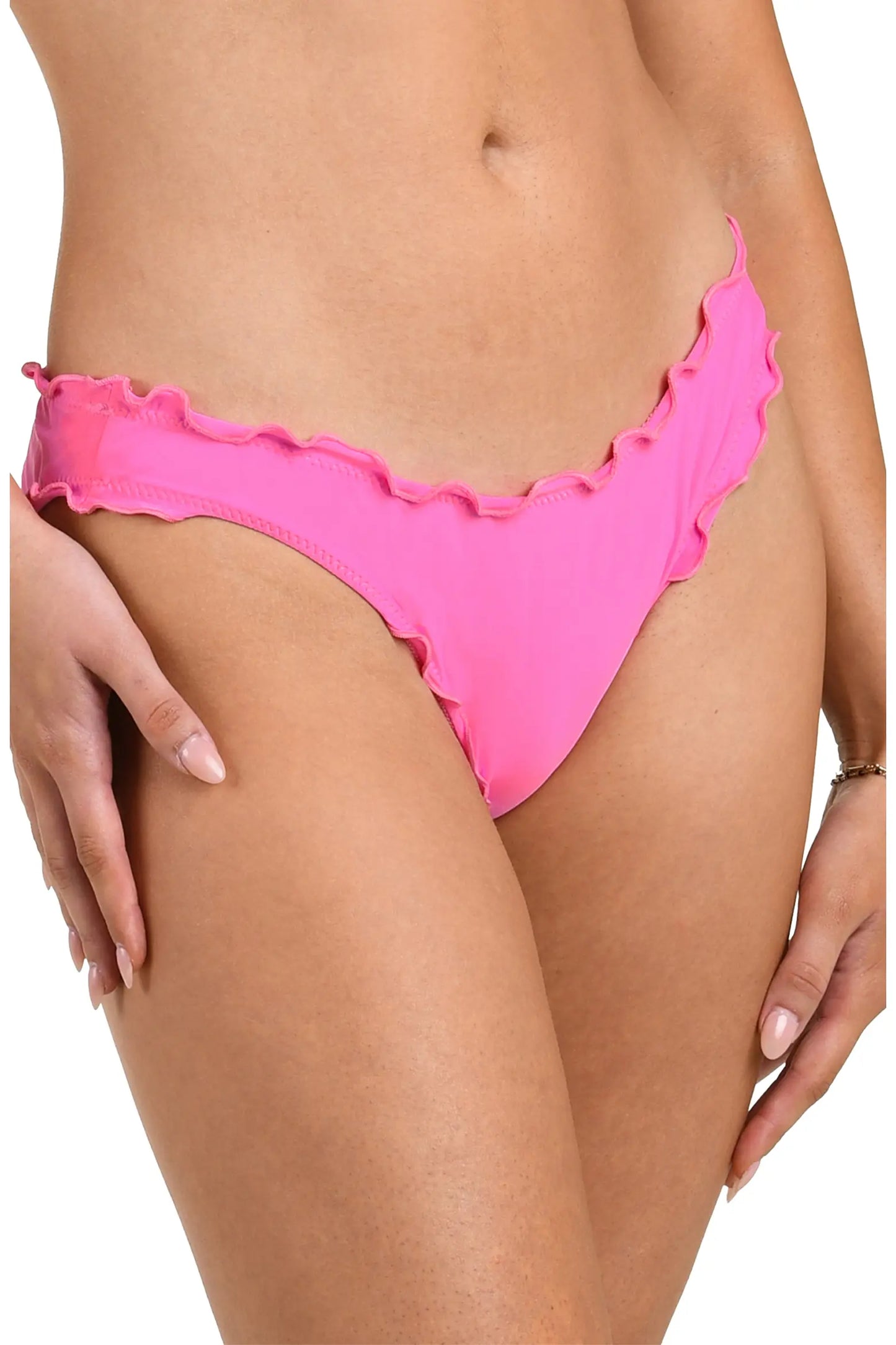 Solid Merrow Hipster Bottom- Pop Pink