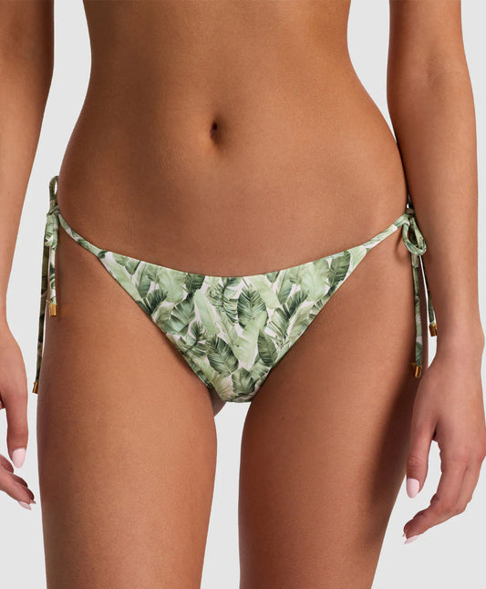 A+O x PQ Floral Palm Tie Side Bottom Full