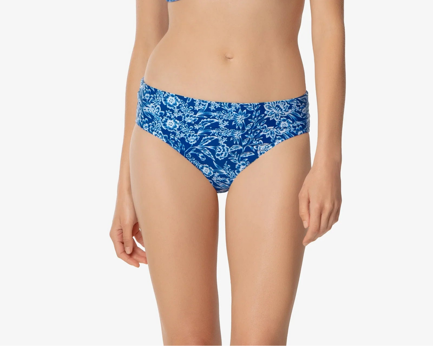 Hi-Low Bottom - Hamptons Floral Blue