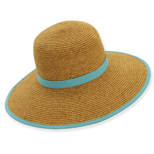 Pearl Cove Paper Braid Backless - Teal