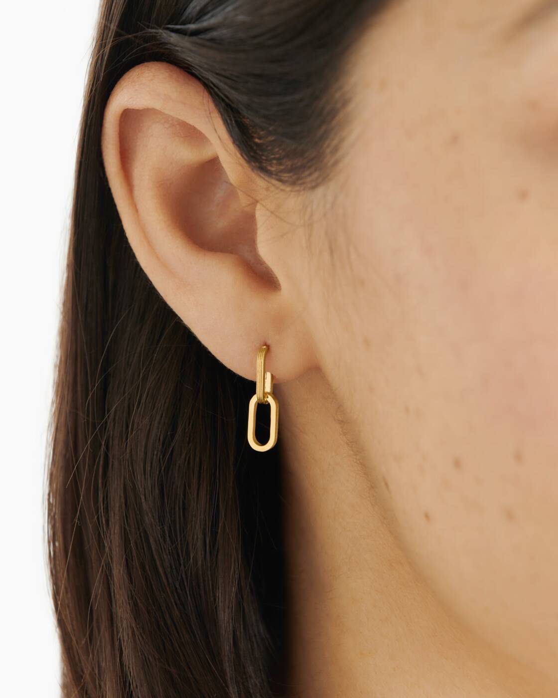 Arabella Waterproof Gold Hoop Earrings