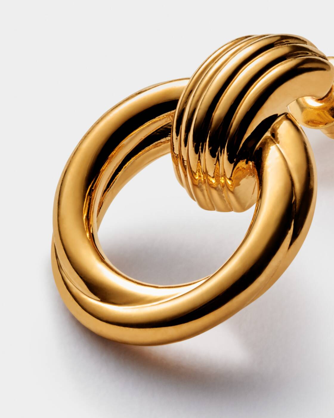Demi Waterproof Gold Oversized Stud Earrings