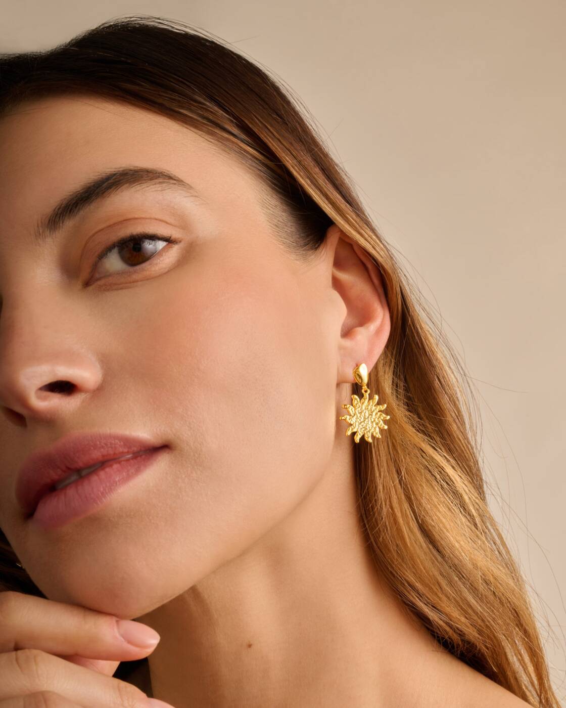 Solesi Sun Waterproof Gold Earrings