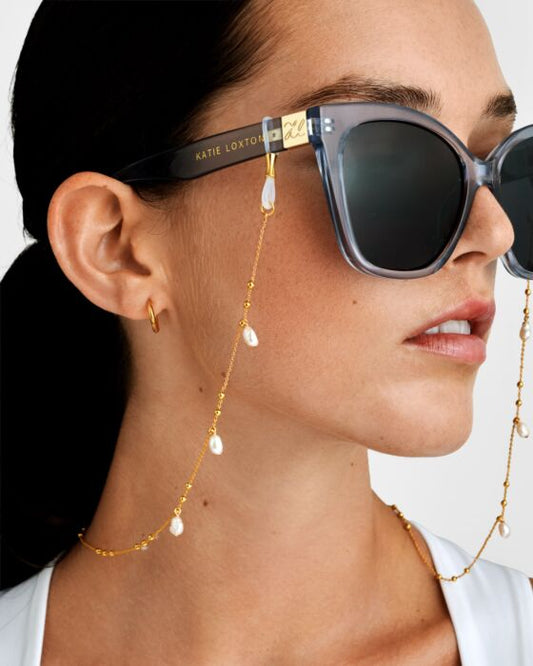 Sol Pearl Gold Sunglasses Chain