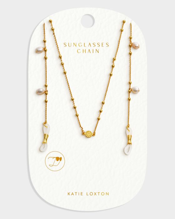 Sol Pearl Gold Sunglasses Chain