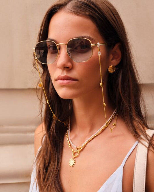 Cochellia Gold Sunglasses Chain