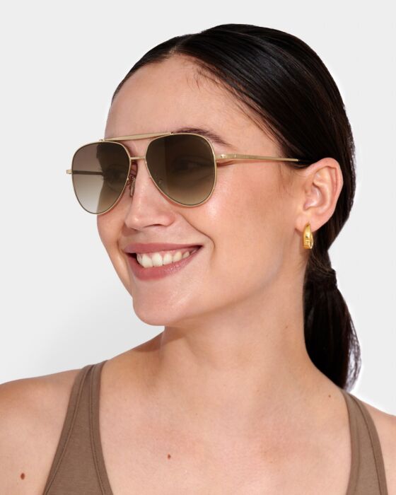 Bali Sunglasses - Gold Frame