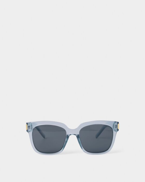 Roma Sunglasses- Blue Transparent
