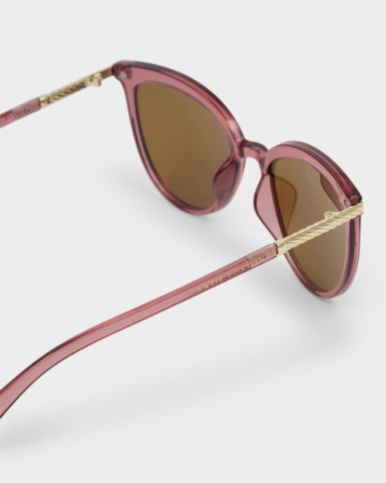 Ravello Round Sunglasses - Cherry Transparent