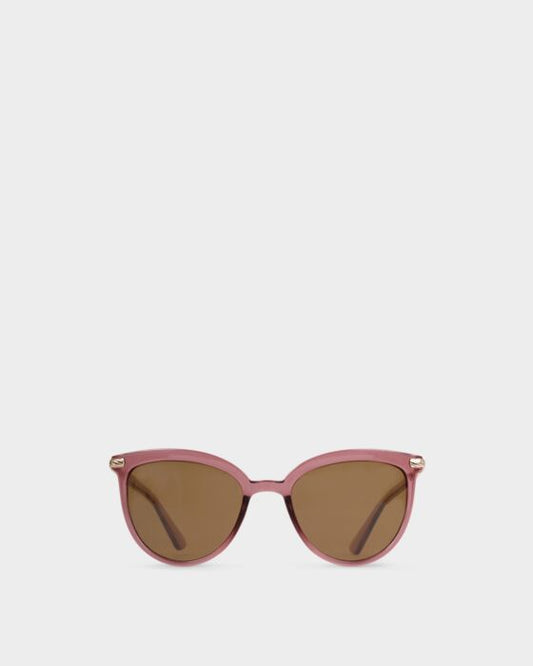 Ravello Round Sunglasses - Cherry Transparent