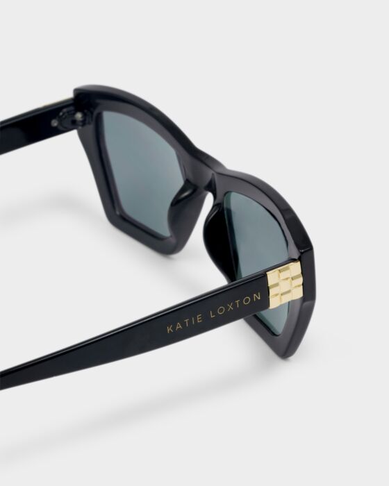 Palma Oversized Cat-Eye Sunglasses - Black