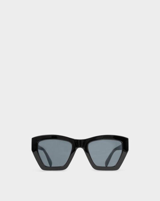 Palma Oversized Cat-Eye Sunglasses - Black