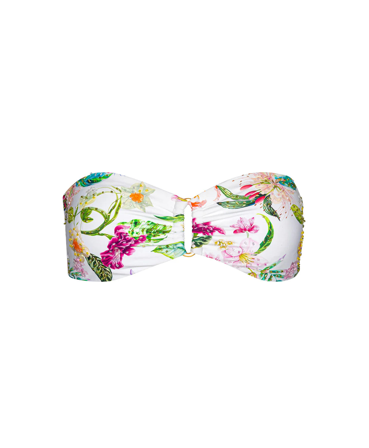Paradise Bloom Embroidered Ring Bandeau