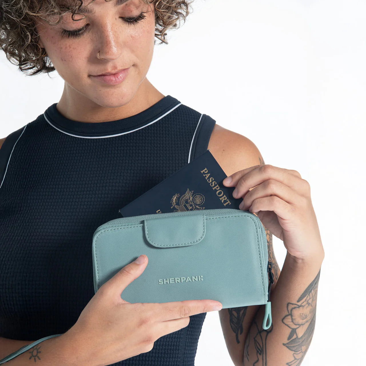 Tulum RFID Wallet - Surf Blue